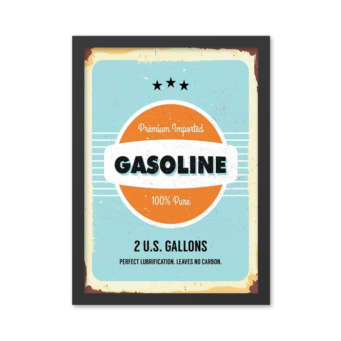 Wallity Cuadro decorativo Gasoline (40 x 55)